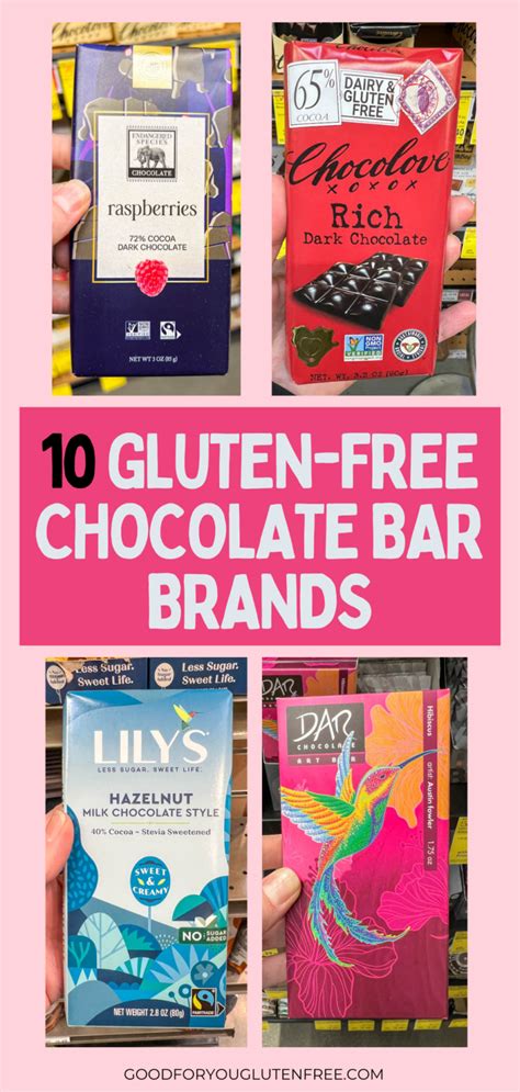 Ultimate List of Gluten-Free Chocolate Bar Brands - Good For You Gluten ...