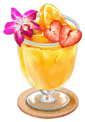 Mocktail Fuzzy Navel | Dessert Shop ROSE Wiki | Fandom