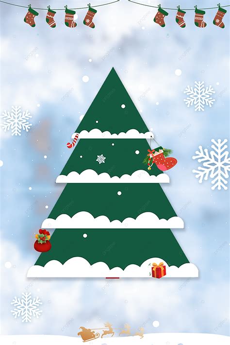 Christmas Eve Christmas Tree Poster Background Wallpaper Image For Free ...