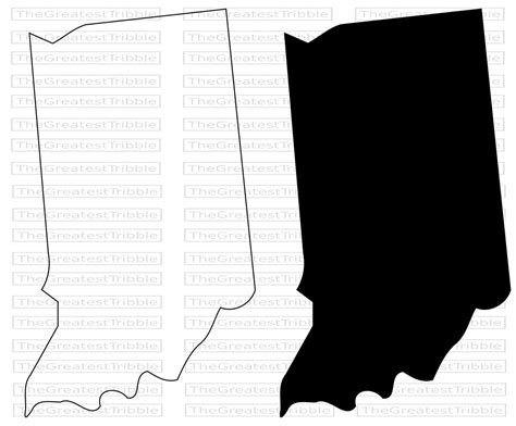 Indiana Outline Vector at GetDrawings | Free download