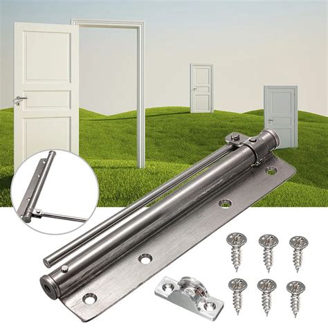 Aliexpress.com : Buy Automatic Closing Mounted Spring Door Closer Stainless Steel Adjustable ...