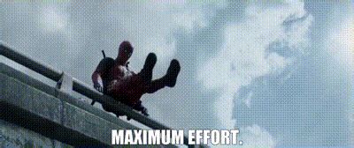 Deadpool Maximum Effort GIF - Deadpool Maximum effort Deadpool movie - Discover & Share GIFs