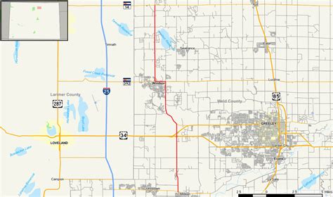 Milliken Colorado Map | secretmuseum