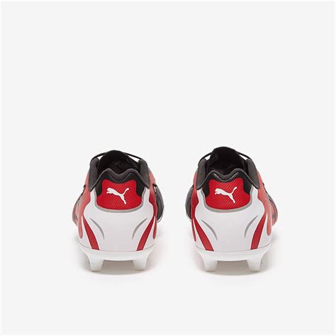 Puma Future Retro FG/AG - Puma White/Black/High Risk Red/Silver