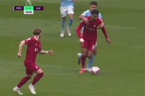 Liverpool and Arsenal fans in agreement Rodri deserved 'clear as day ...