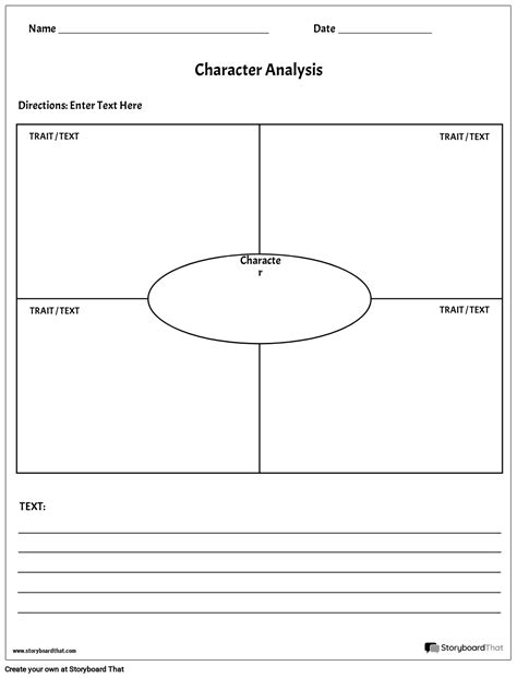 Ultimate Character Analysis Worksheet Template Guide – NBKomputer