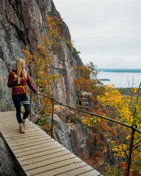 Hiking Precipice Trail In Acadia National Park