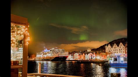 Northern Lights in Bergen , Norway. - YouTube