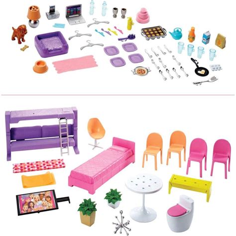 The Barbie Dreamhouse Dollhouse And Other Accessories - Family Hype