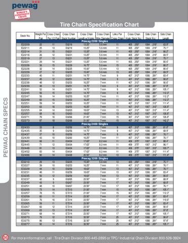 Super Z Lt Tire Chains Size Chart