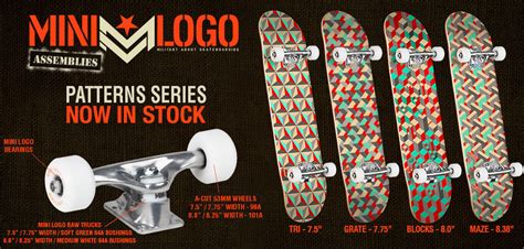 Mini Logo™ The Highest Quality Skateboard Decks, Skateboard Trucks and Skateboard Wheels for the ...