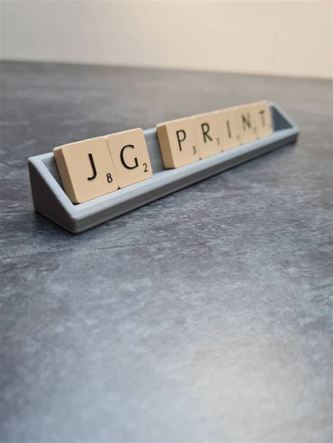 Personalised Scrabble Tile Holder 3D Printed Custom Gift - Etsy