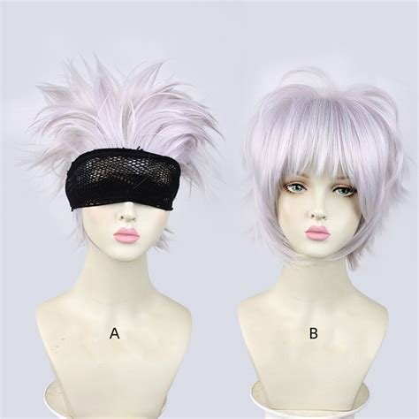 Jujutsu Kaisen: Satoru Gojo Cos Wig Japanese Anime 2 Styles - Etsy UK