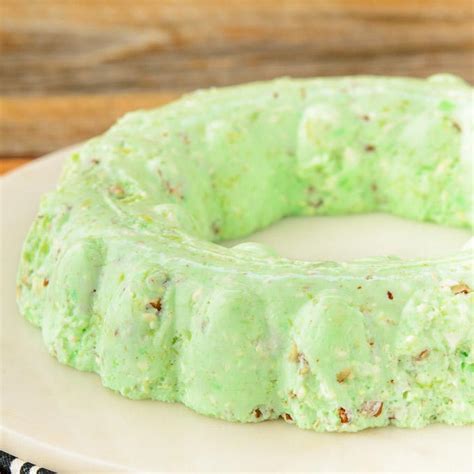 Vintage Creamy Lime Gelatin Salad | FaveSouthernRecipes.com