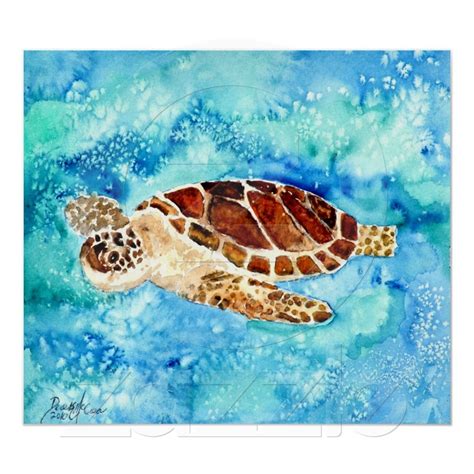 17 Best images about Sea Turtle Paintings on Pinterest | Watercolors ...