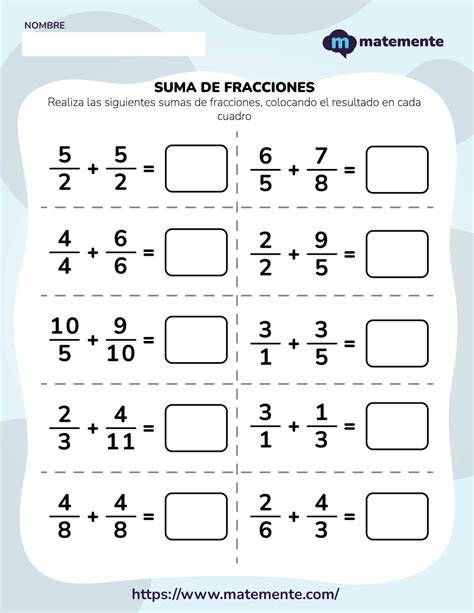 Ejercicio De Sumas Y Restas Con Fracciones - Image to u