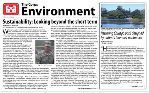 The Corps Environment - July 2014 | Article | The United States Army