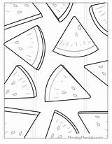 20 Watermelon Coloring Pages Free PDF Printables sketch template