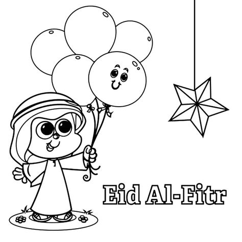 Eid Mubarak Coloring Page - Free Printable Coloring Pages for Kids