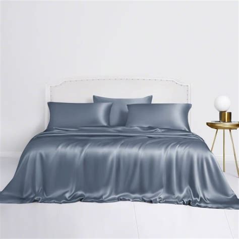 Silk Quilt Covers, 100% Silk Duvet Cover & Sets, Blue