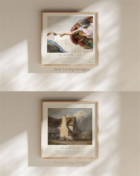 Digital Download Vintage Bible Verse Gallery Wall SET of 6 - Etsy