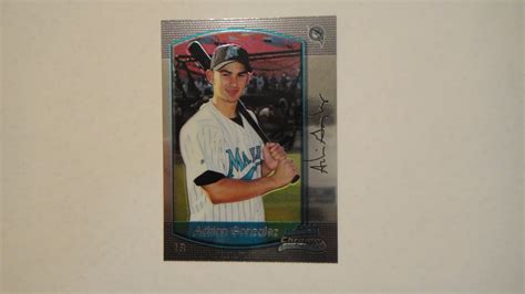 Adrian Gonzalez - Baseball Card, 2000 Bowman Draft Chrome RC #86, MINT ...