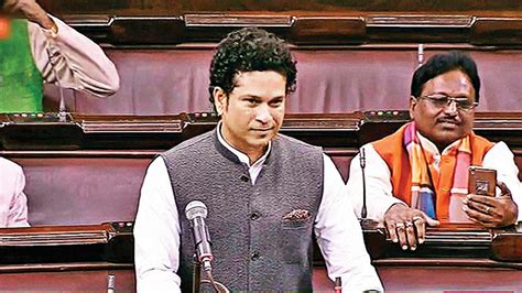 Sachin Tendulkar's debut Rajya Sabha speech is silenced