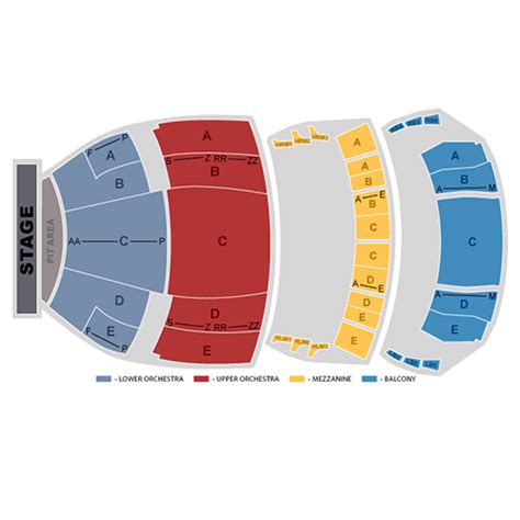 Buell Theatre Detailed Seating Chart | Two Birds Home