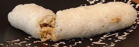 Indonesian Lemper Recipe (Chicken Stuffed Sticky Rice Roll) | Sticky rice, Indonesian food ...