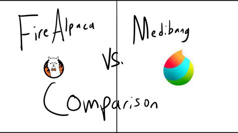 FireAlpaca vs Medibang Comparison - YouTube