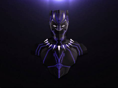 Download Black Panther 3d Art Wallpaper | Wallpapers.com