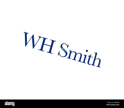 WHSmith, Rotated Logo, White Background B Stock Photo - Alamy