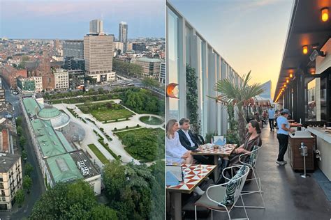 Tope, le nouveau rooftop impressionnant à 76 mètres de hauteur à Bruxelles