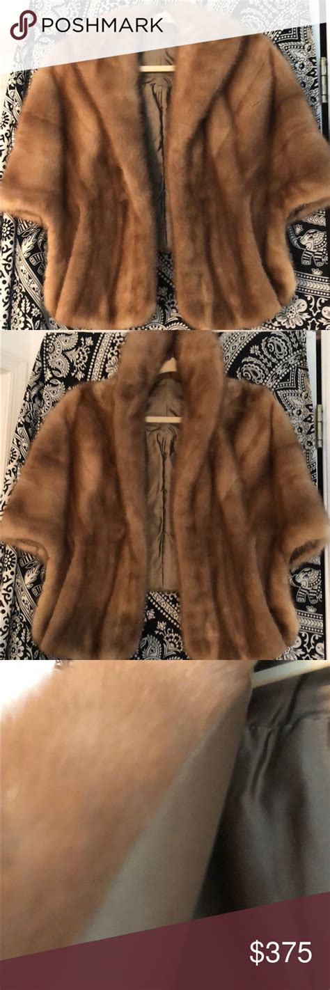 VINTAGE AUTHENTIC MINK STOLE IN MINT CONDITION