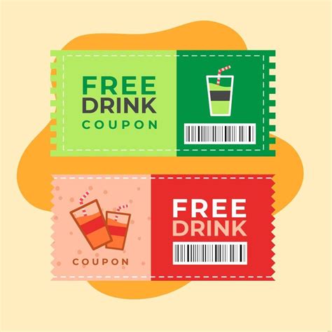 Drink Coupon Illustration in Illustrator, SVG, JPG, EPS, PNG - Download ...