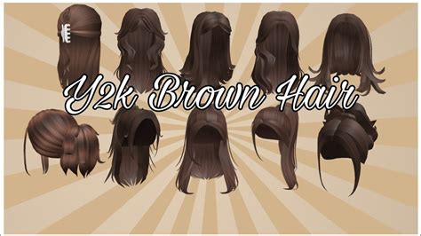 Y2k Brown Hair Codes for Roblox! || aruiiella - YouTube