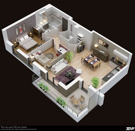Plan Petite Maison Moderne 3d