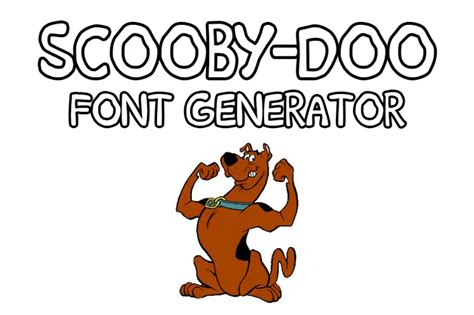 Scooby-Doo Font Generator - Fonts Pool