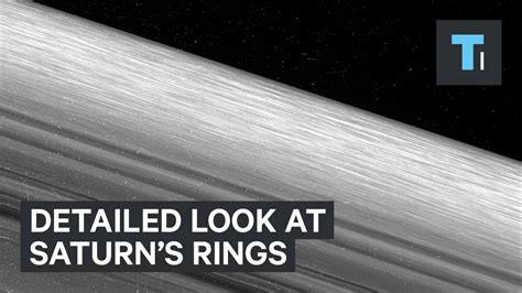 The most detailed images of Saturn's rings ever taken - YouTube