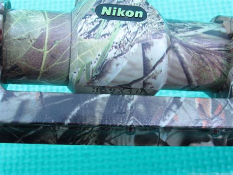 Nikon Camo Rifle Scope 3-9x40mm Hunting BDC Reticle with T/C Encore ...