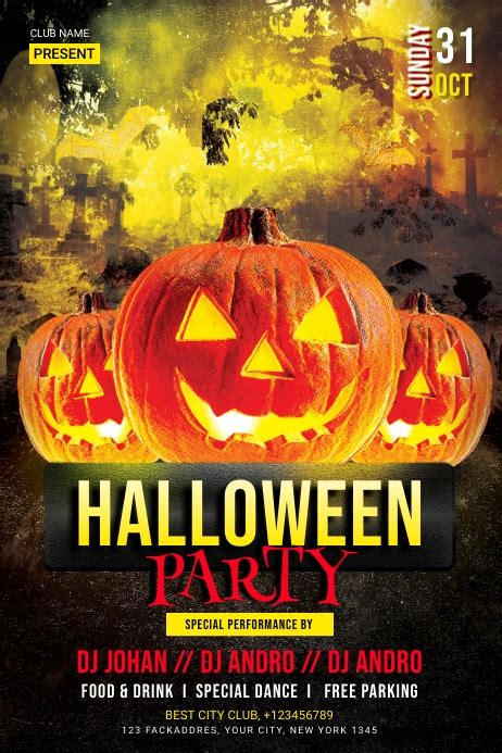 Halloween Party Banner Template | PosterMyWall