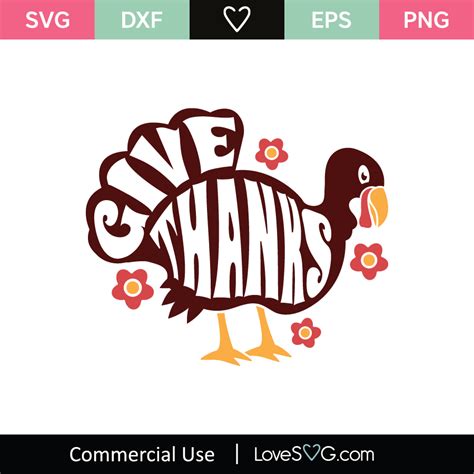 Give Thanks SVG Cut File - Lovesvg.com