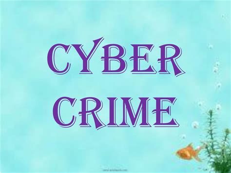 PPT - CYBER CRIME PowerPoint Presentation, free download - ID:2614295