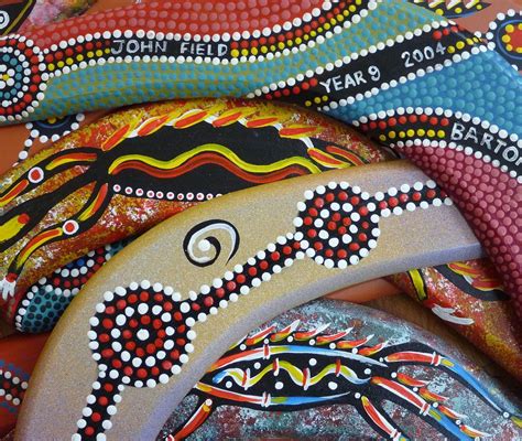 Boomerang Native Art Blank Boomerangs for Indigenous Education NAIDOC | Aboriginal art for kids ...