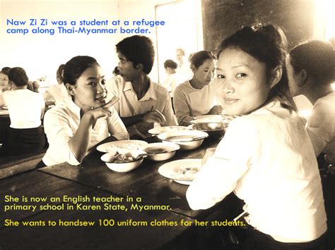 Make their own uniforms in Myanmar. | Indiegogo