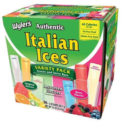 Wyler's Italian Ice 96ct 2oz Freezer Pops - Walmart.com - Walmart.com