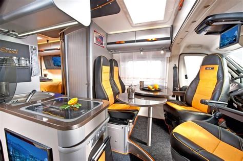 Adria Twin GT campervan interior, built on a Fiat Ducato chassis ...