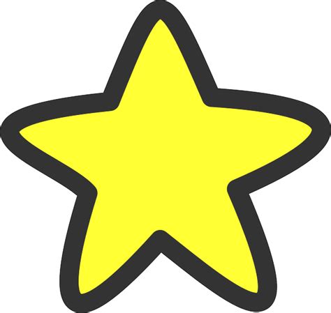 Rounded Star Outline | Free download on ClipArtMag