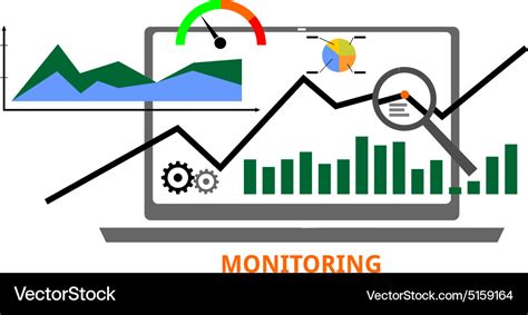 Monitoring Royalty Free Vector Image - VectorStock