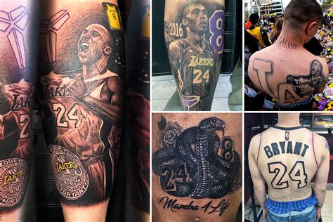 Kobe Bryant tattoo requests flood parlors after star’s tragic chopper ...